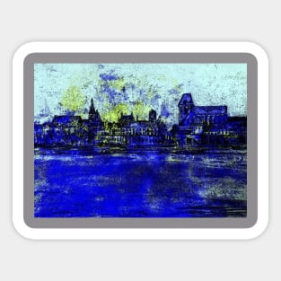 Blue City Sticker